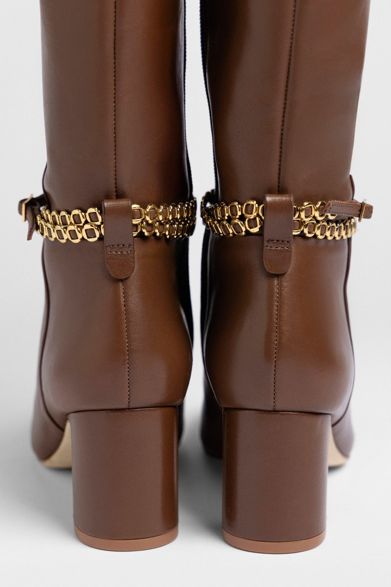 Milanina Hi Boot Burnt Umber Leather 4