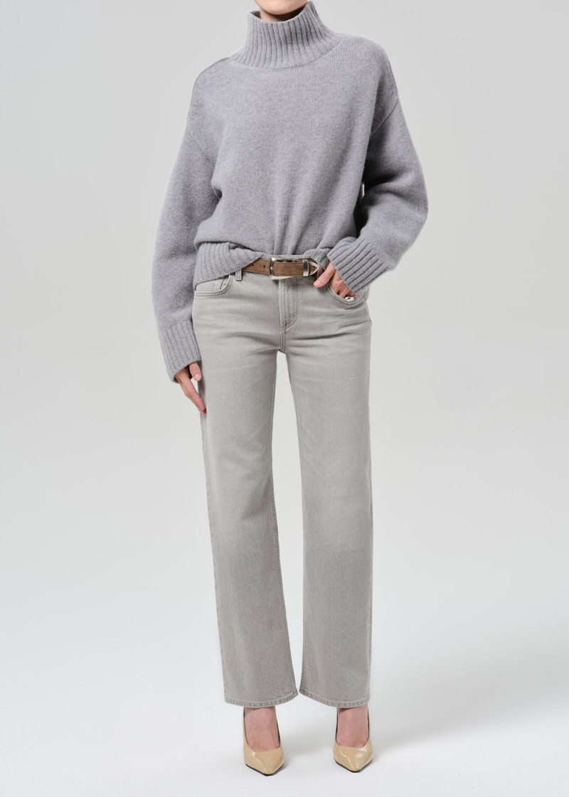 Faye Vintage Straight Long In Quartz Grey - 1
