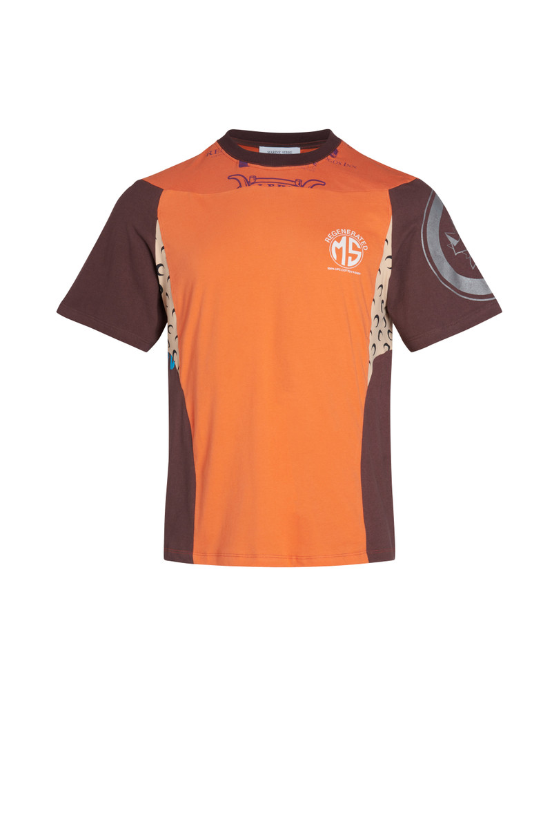 Marine Serre Regenerated Graphic T-Shirt Patchwork T-Shirt outlook
