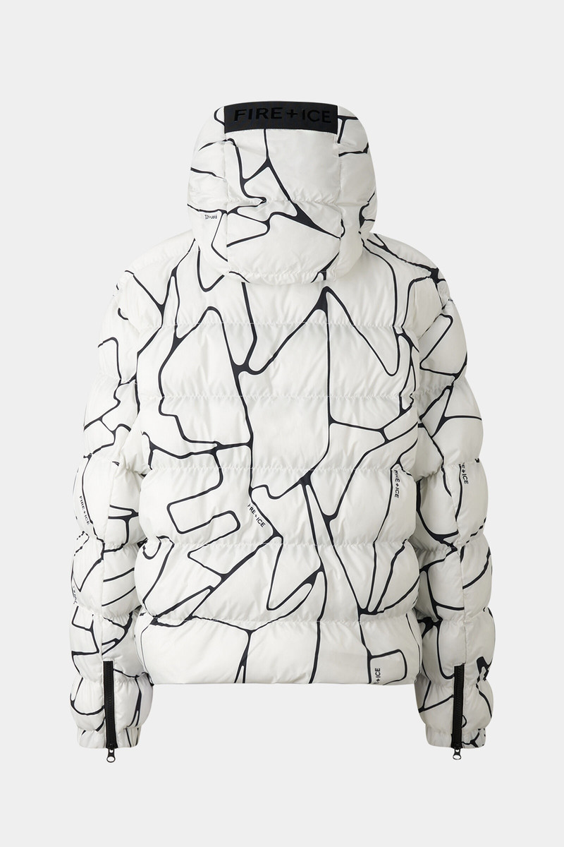 Romy Ski jacket in White/Black 3