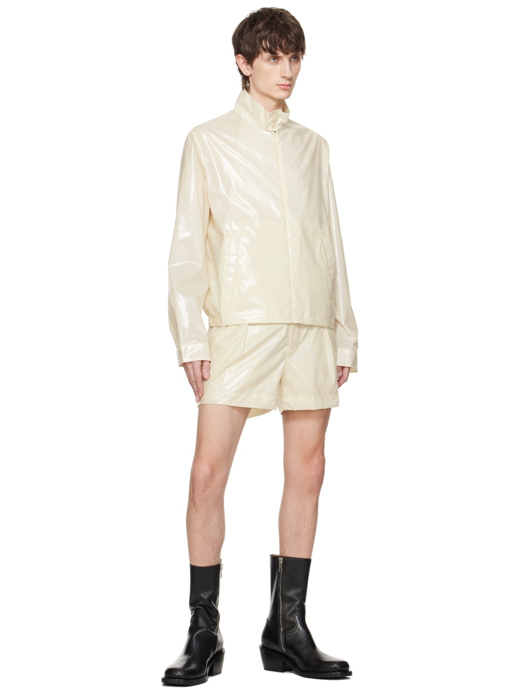 SSENSE Exclusive Off-White Atero Shorts - 4