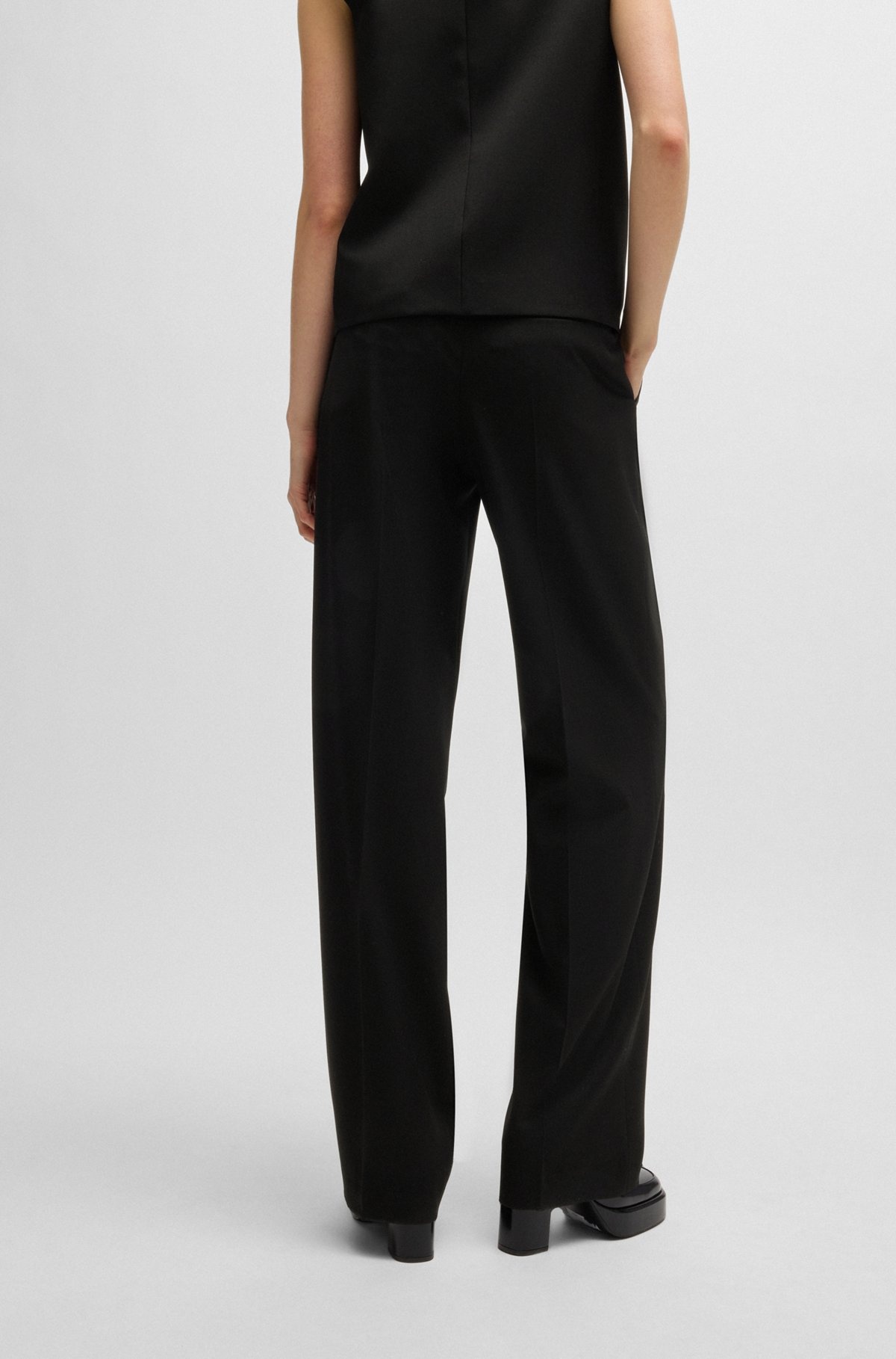 RELAXED-FIT ALL-GENDER TROUSERS WITH ELASTICATED WAISTBAND - 4