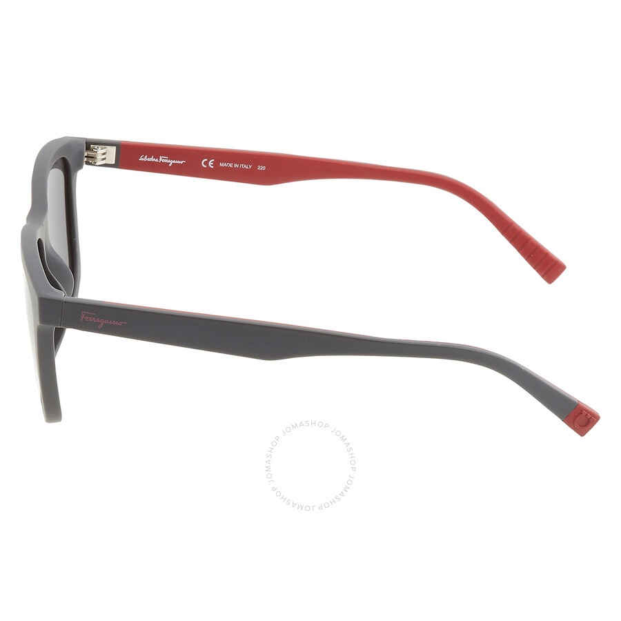 Salvatore Ferragamo Dark Grey Rectangular Men's Sunglasses SF998S 038 57 - 3