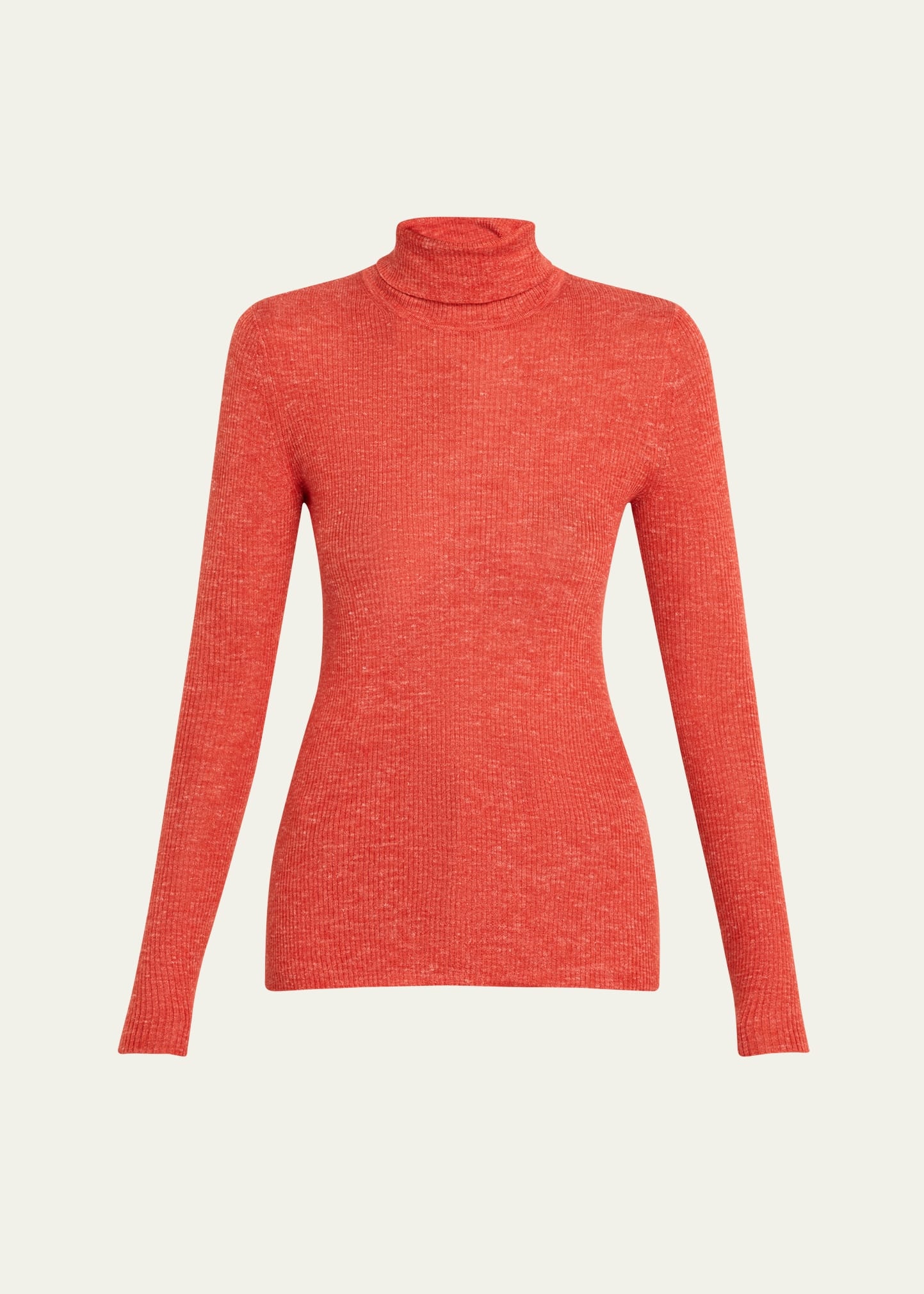 Aldon Turtleneck Cashmere Rib Sweater - 1