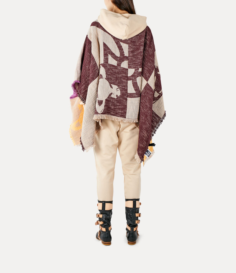 BUFFALO ORB CHECK PONCHO 3