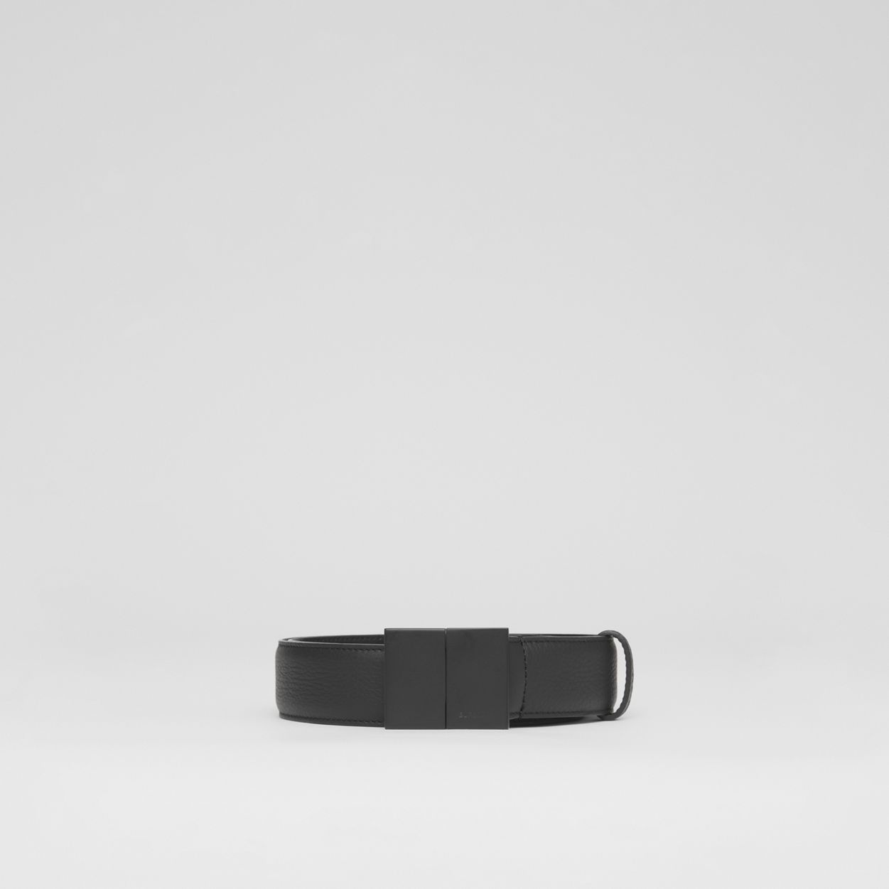 Grainy Leather Belt - 4