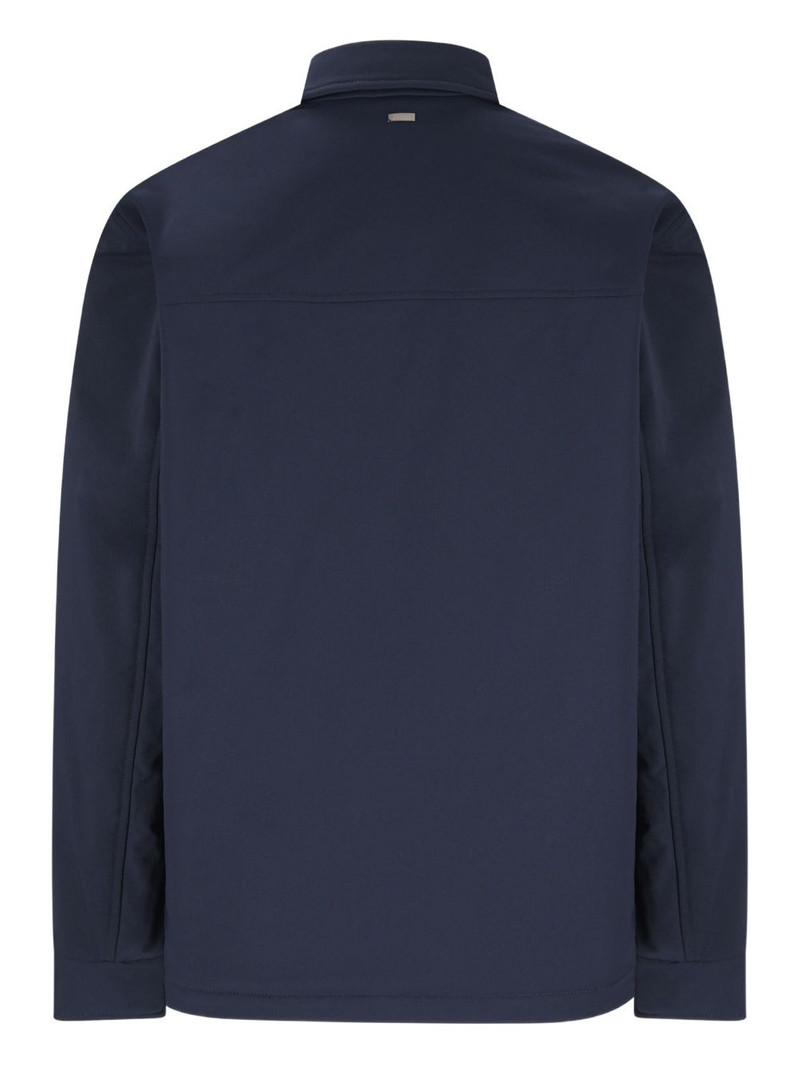 Herno flap-pocket buttoned overshirt outlook