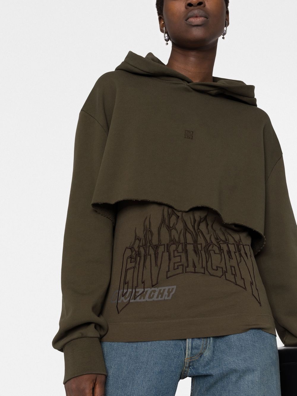 4G layered hoodie - 3