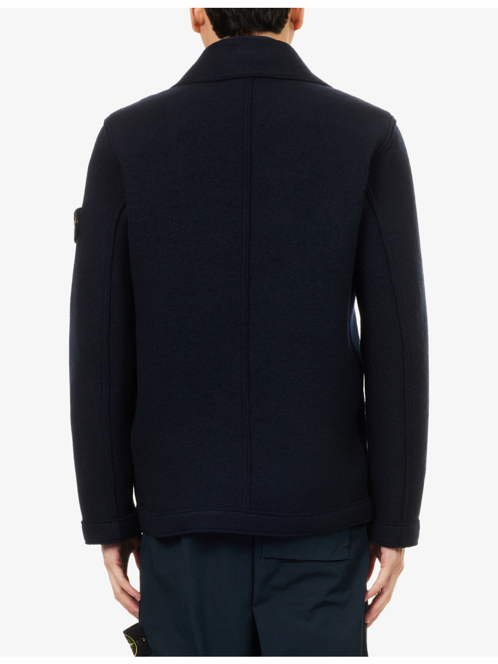 Felted Double-Breasted Wool Jacket - 4