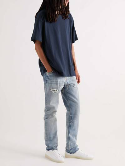 Fear of God Distressed Logo-Appliquéd Cotton-Jersey T-shirt outlook