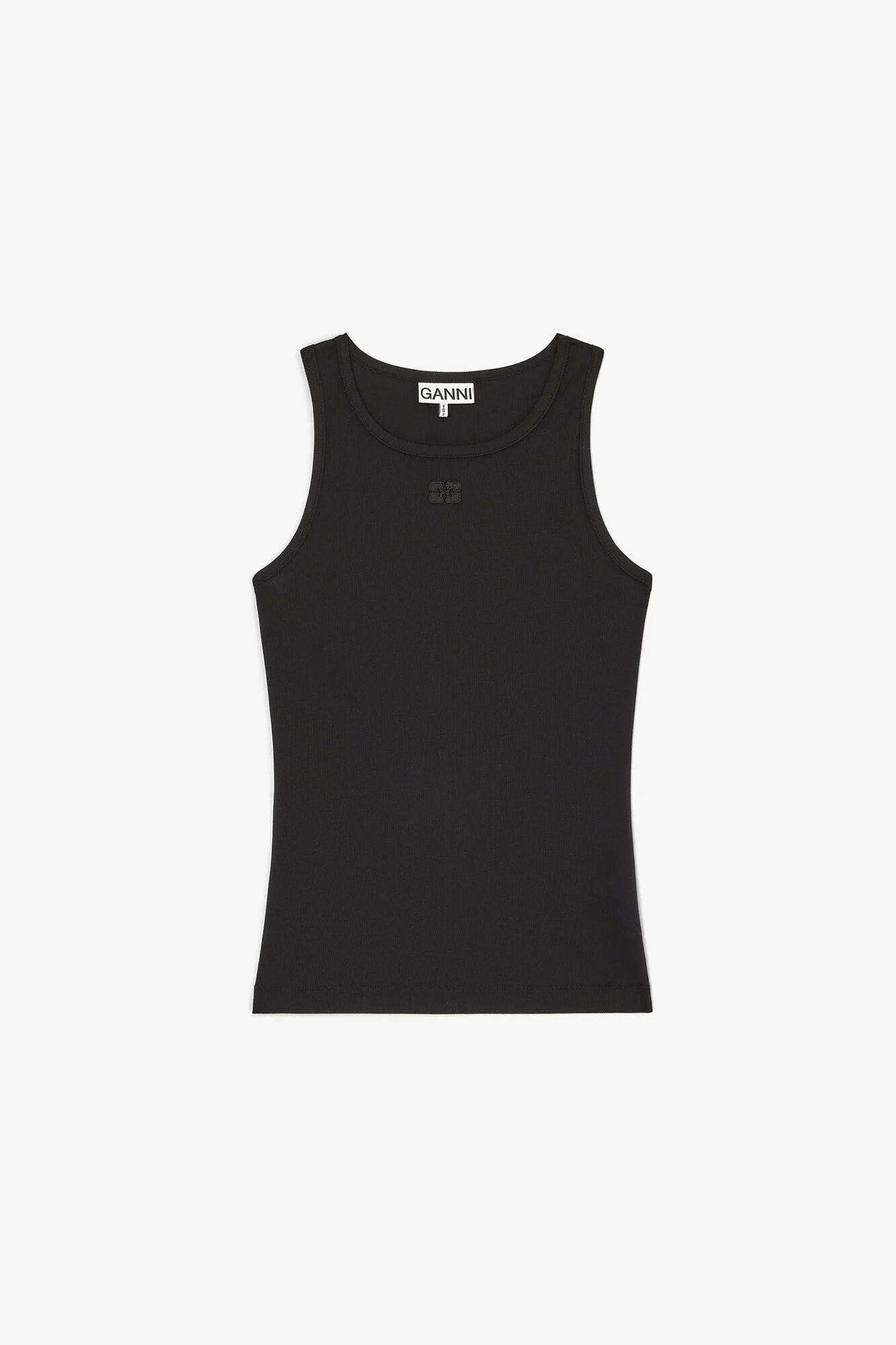 TANK TOP IN COTTON RIB - 1