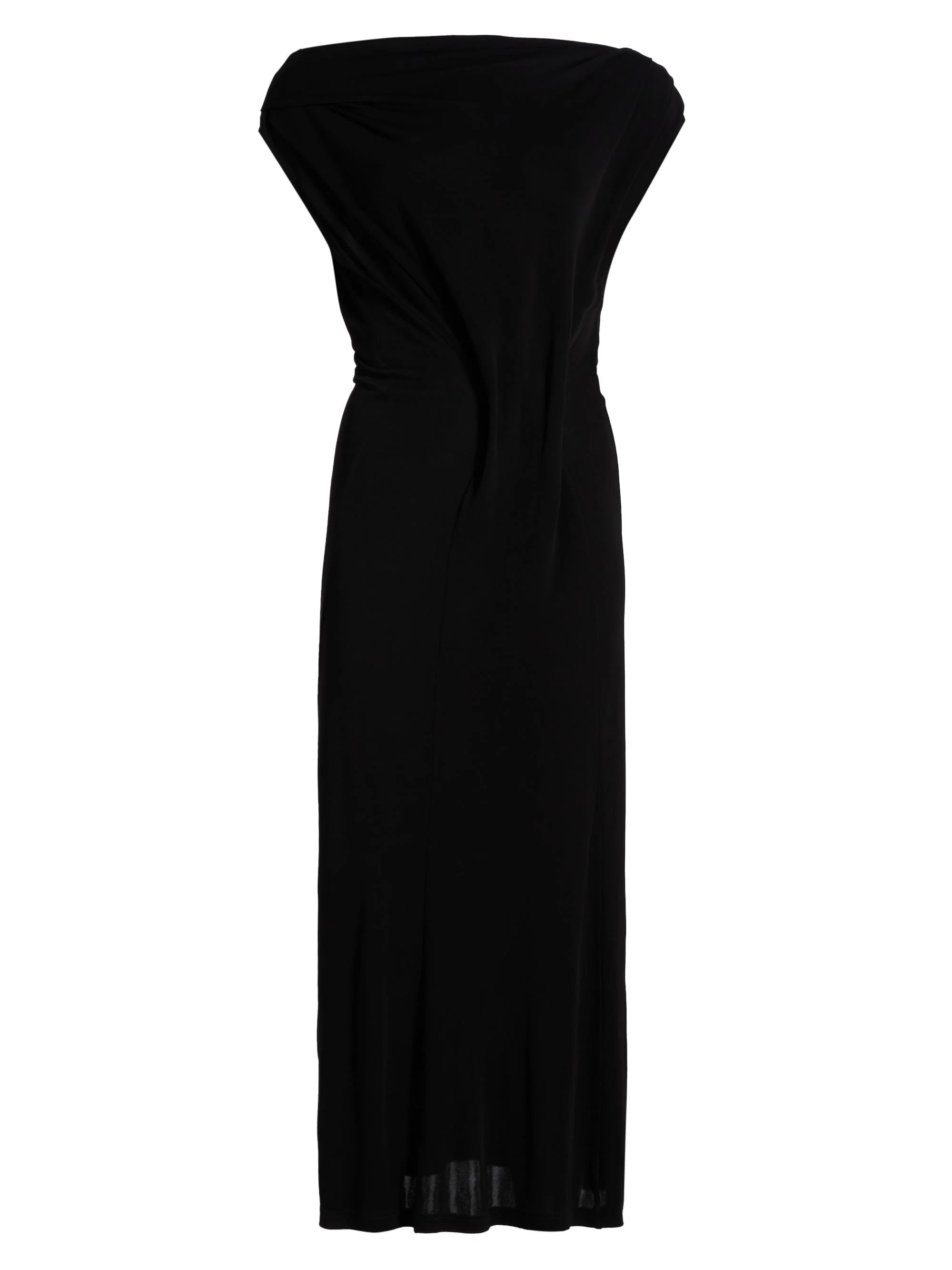 Women's Off-The-Shoulder Midi-Dress - Black - 1