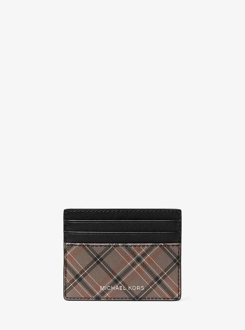 Cooper Plaid Card Case - 1