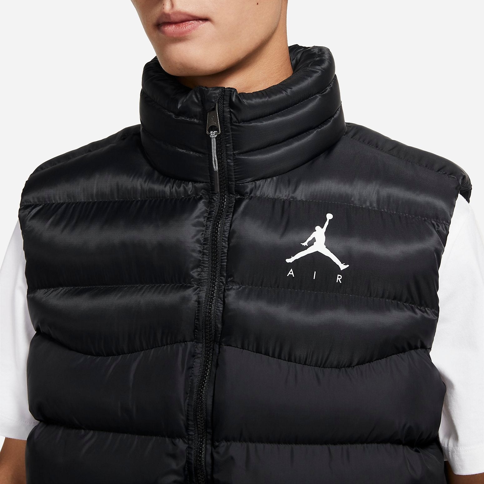 Jordan Air Jordan Jumpman Puffer Vest Black CN4268 015 REVERSIBLE