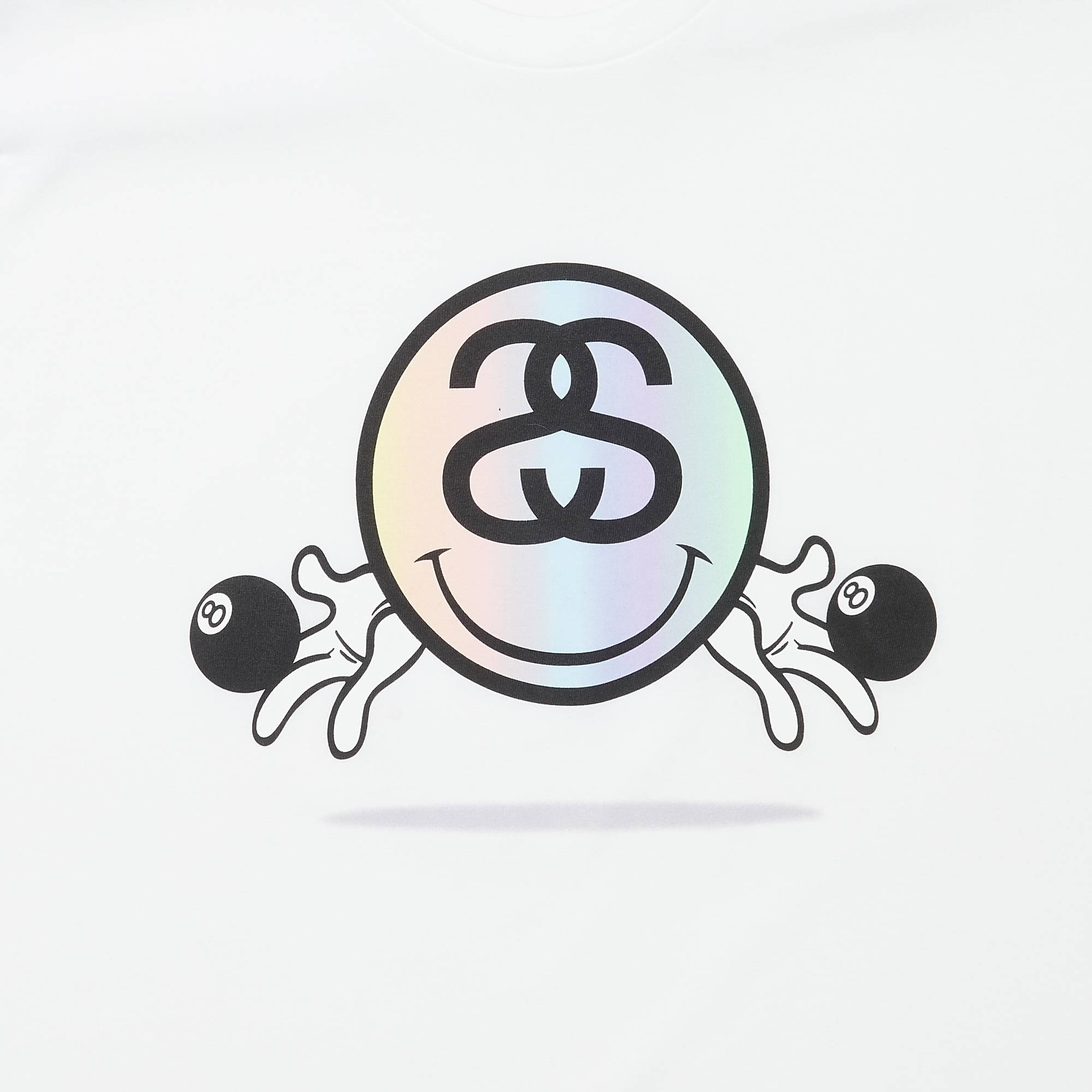 Stussy Smiley Link Tee 'White' - 3