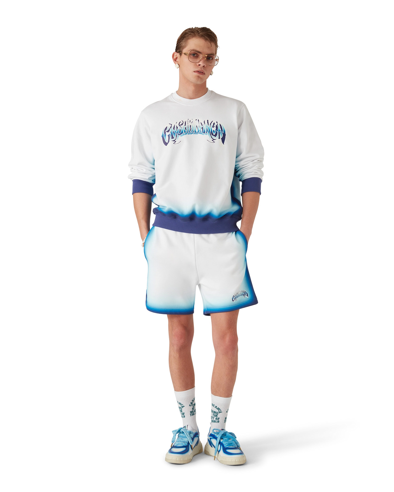 Blue Fade Sweatshirt | Casablanca Paris - 2