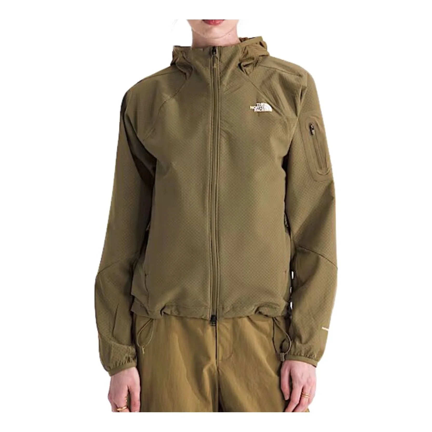 (WMNS) The North Face Tek Approach FUTUREFLEECE™ Hooded Jacket 'Cedar' NF0A8EUN2EL - 1