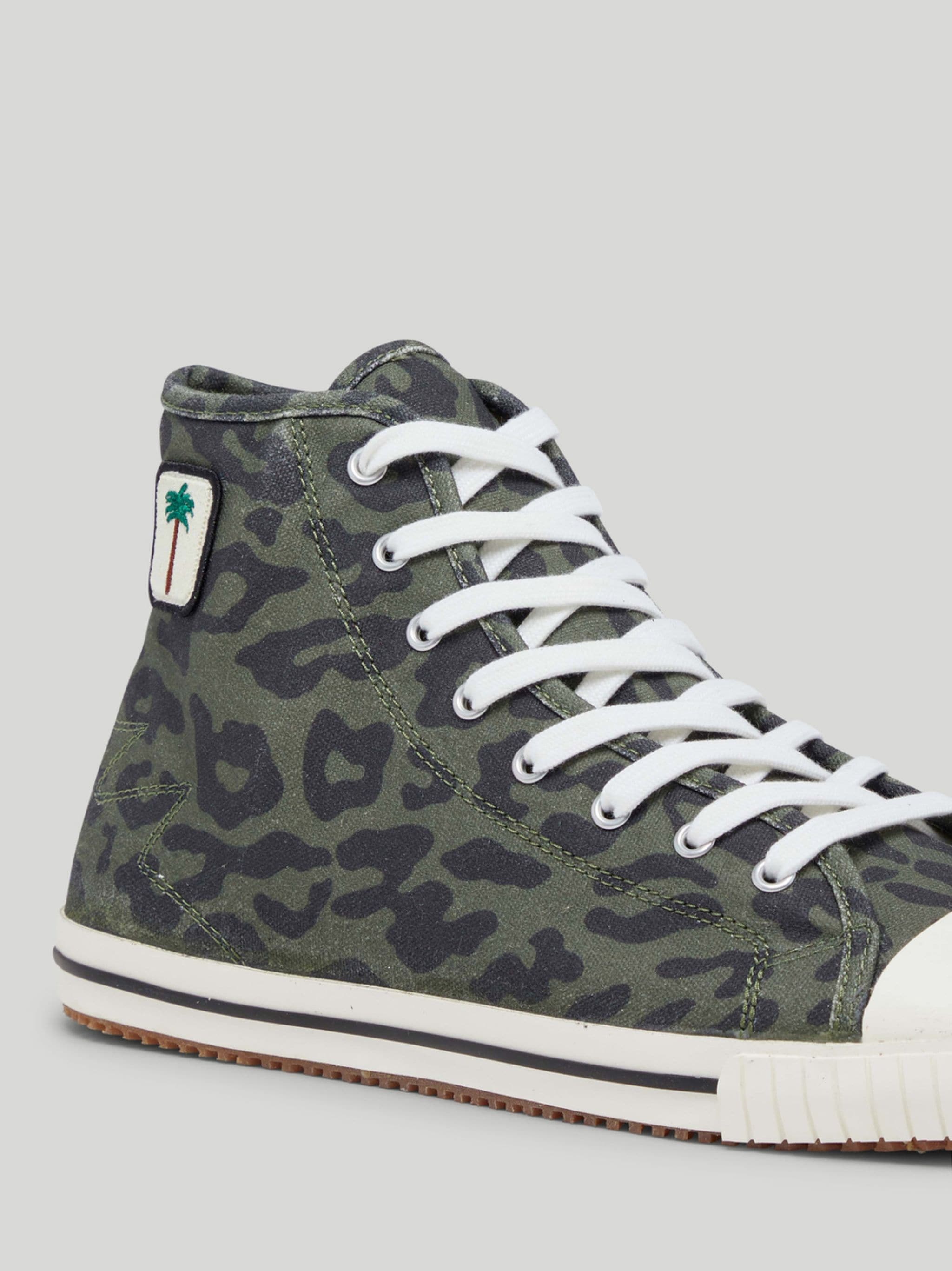HIGH SQUARE VULCANIZED SNEAKERS - 4