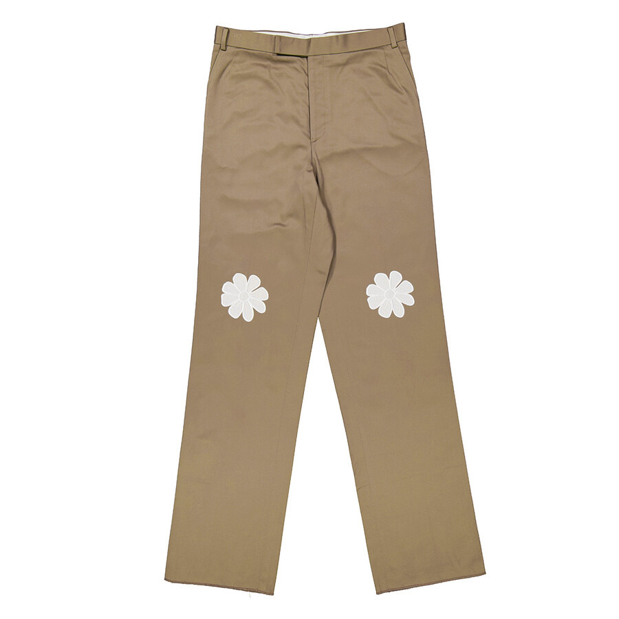 Thom Browne Satin Stitch Unconstructed Daisy Patch Trouser - 4