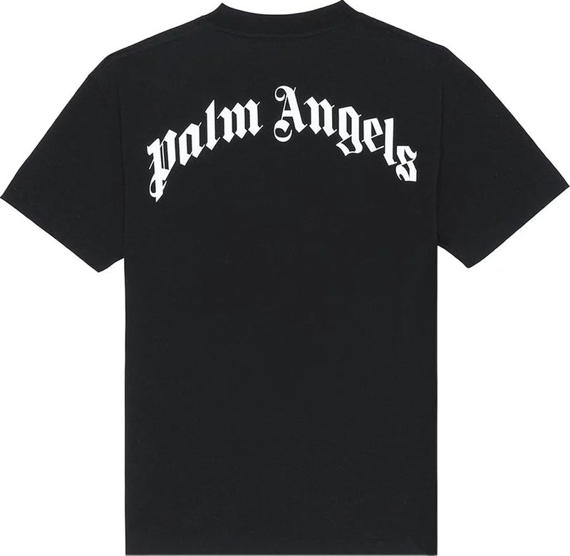Palm Angels Palm Angels Ice Bear Tee 'Black White' PMAA001E20JER0041001 outlook