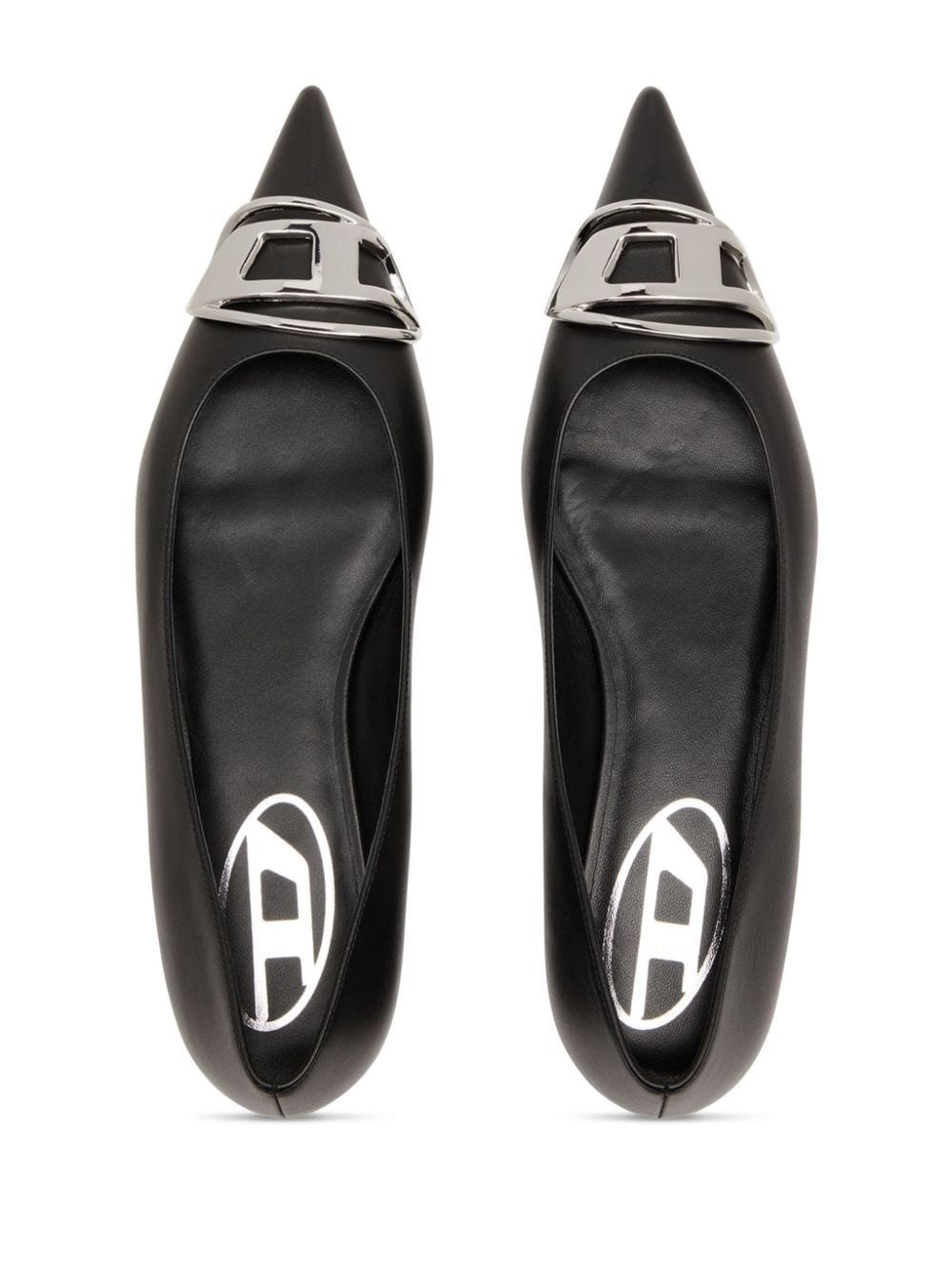 D-venus leather ballerina shoes - 5