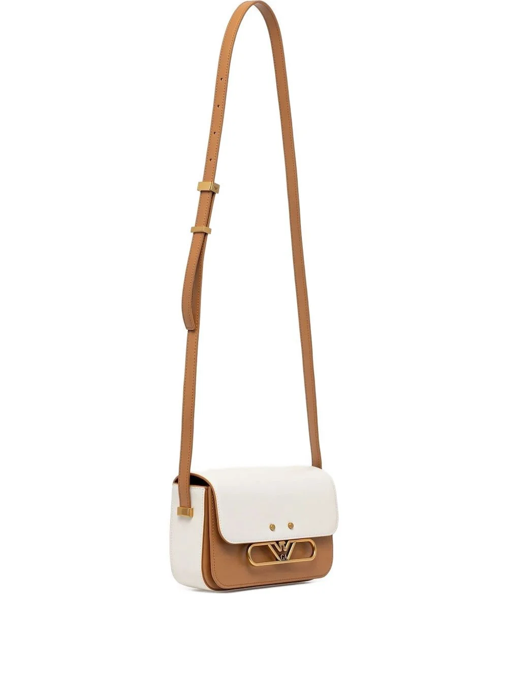 two-tone cross-body bag - 1