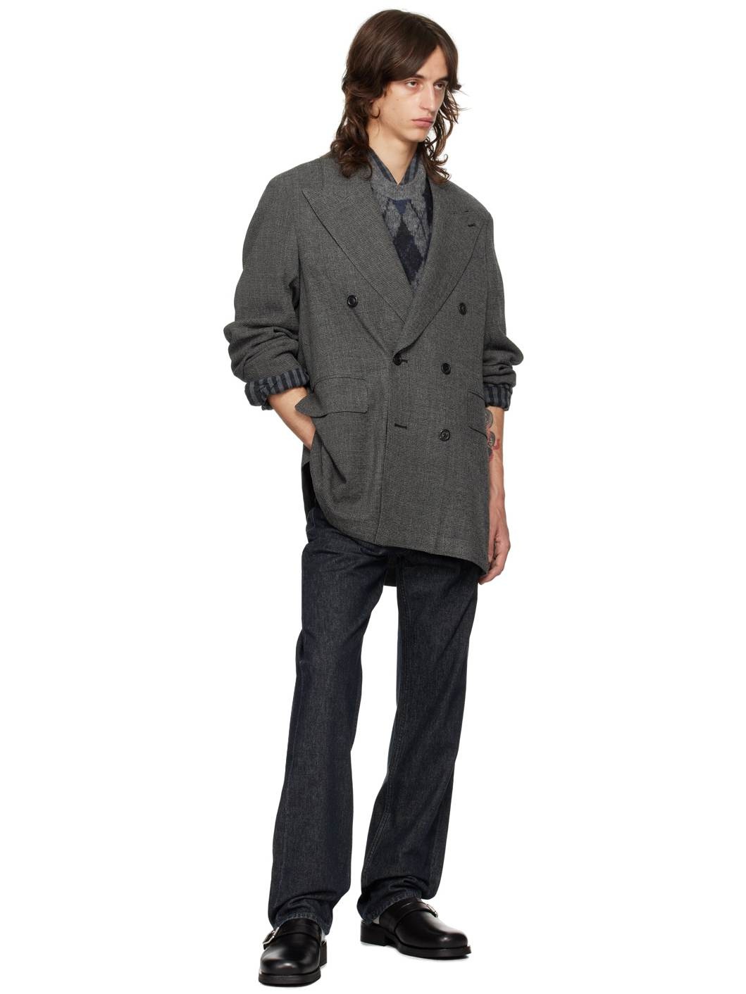 Indigo First Cut Jeans - 4
