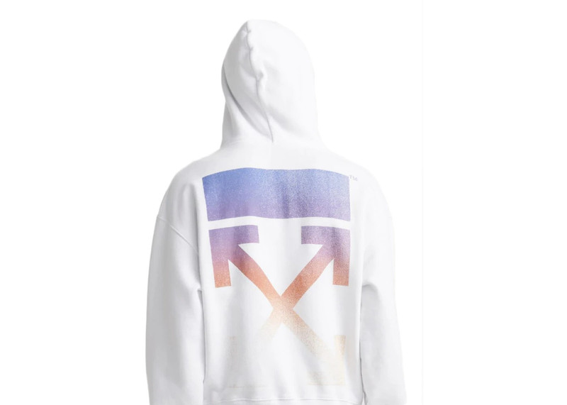 Off-White OFF-WHITE Degrade Arrows Hoodie White/Multicolor outlook