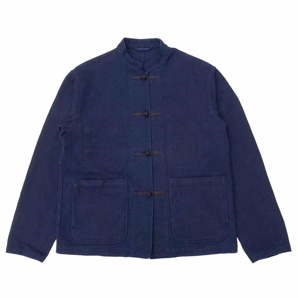 Honnai(Natural Indigo) Nijuu(Double-Weave) Sasiko Orienntaru(Oriental) Jaket - 1016589 - 1