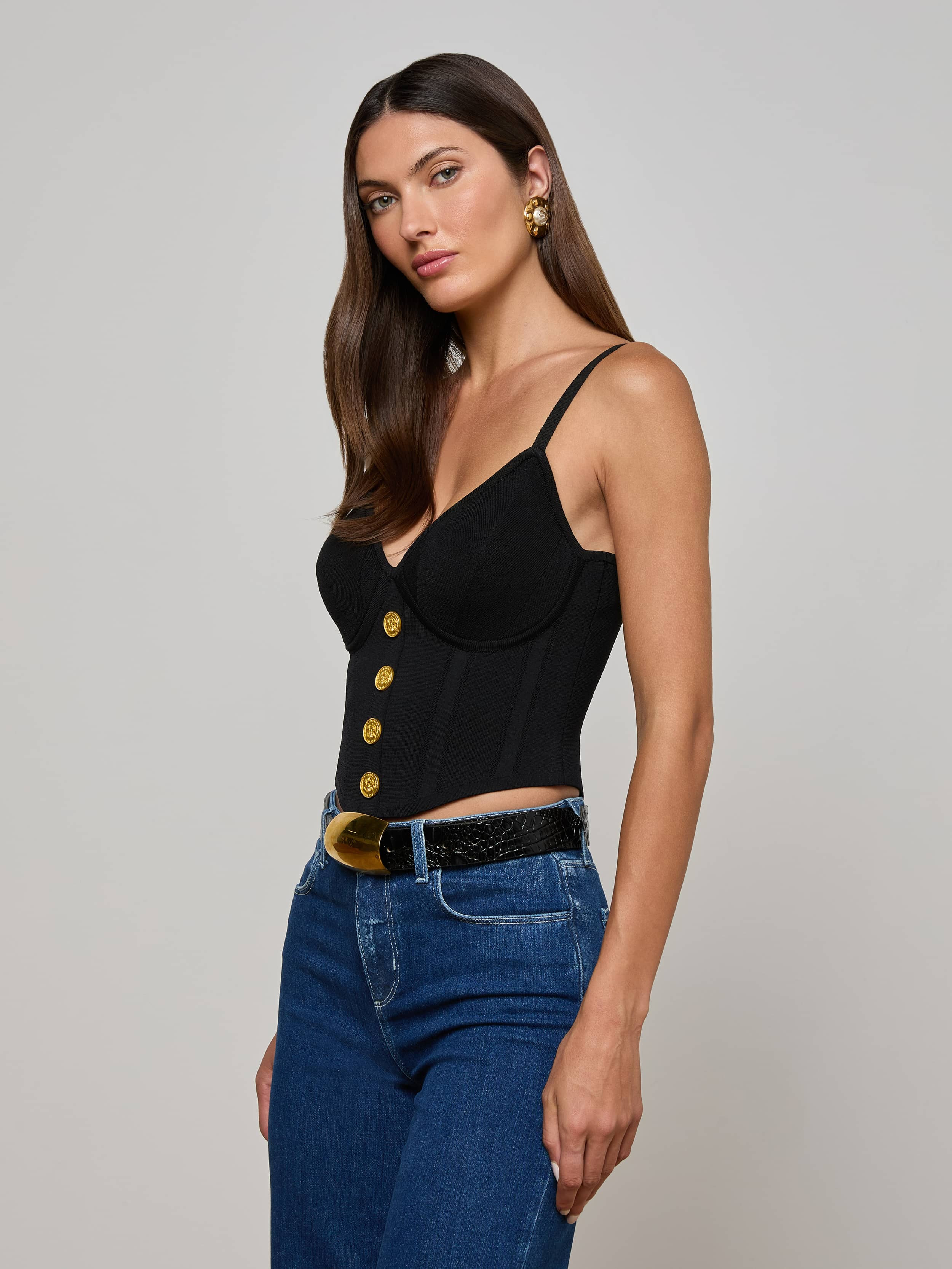 Artemis Knit Corset Top - 3