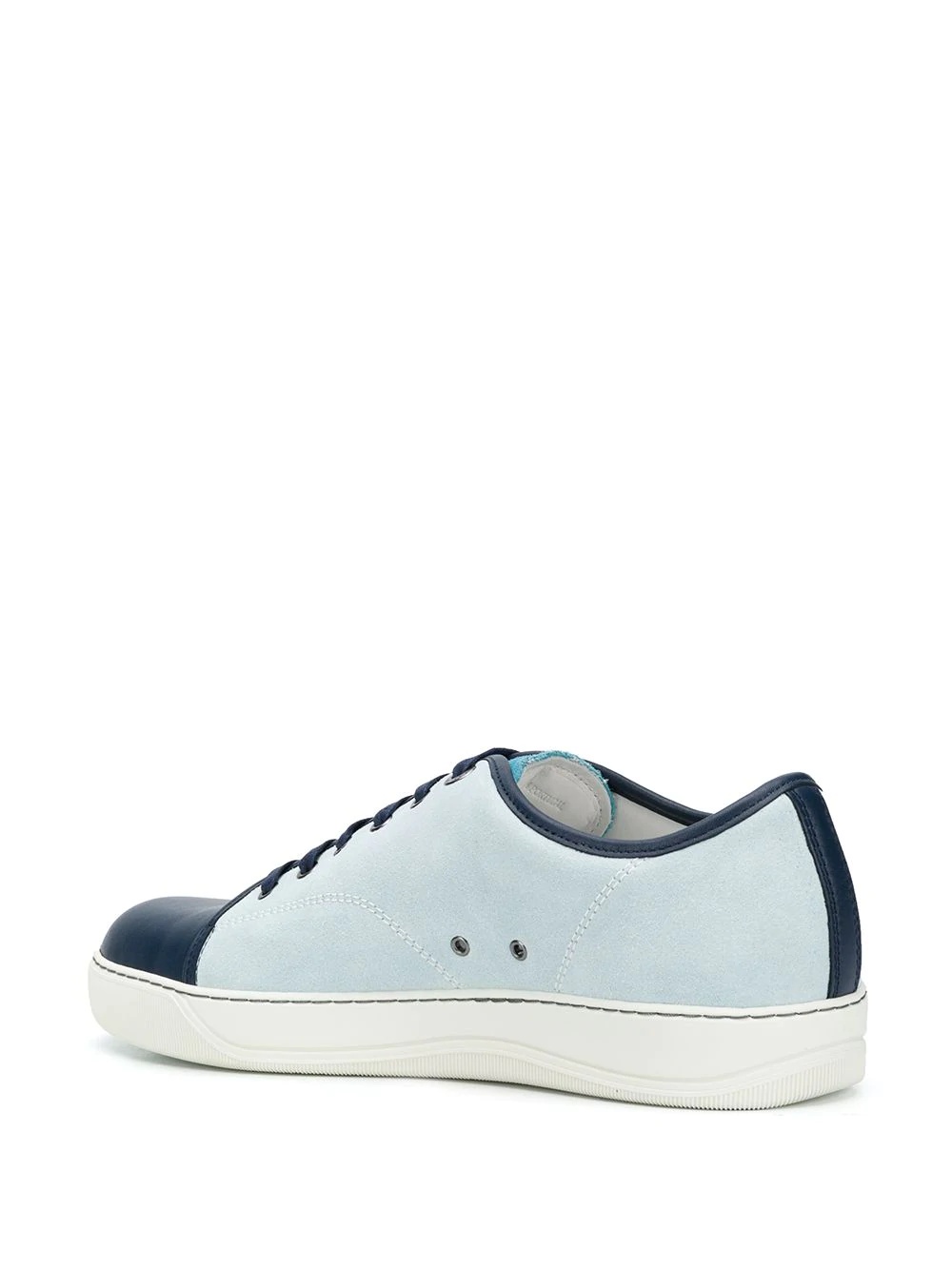 panelled low-top sneakers - 3