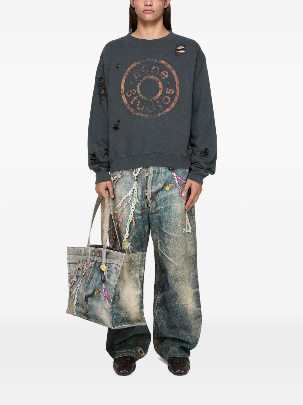 logo-print sweatshirt - 2
