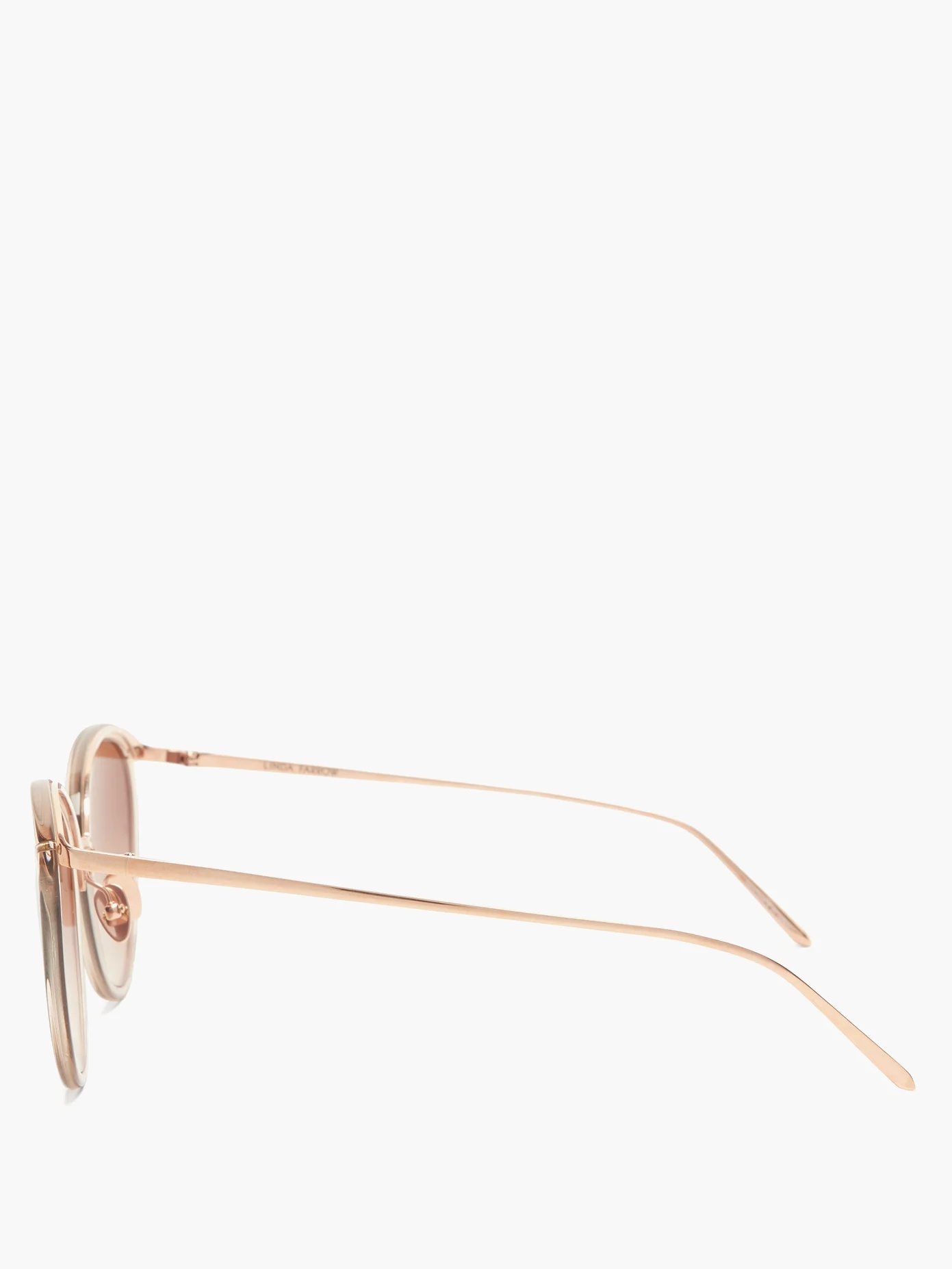 Angelica cat-eye metal sunglasses - 4