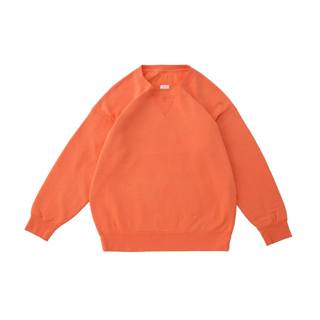 JUMBO SWEAT L/S (VEGGIE DYE) ORANGE - 1