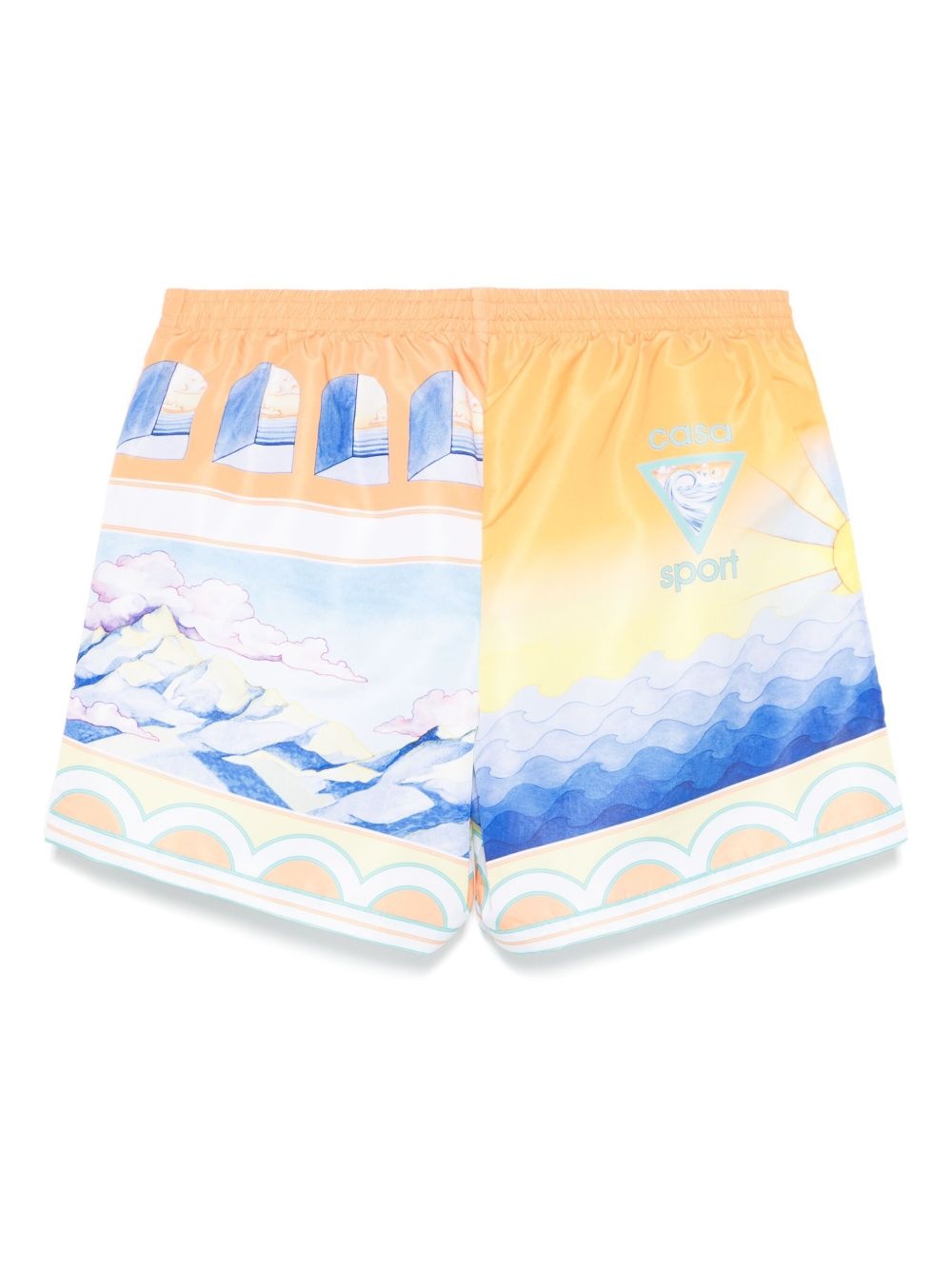 printed swim shorts - 2