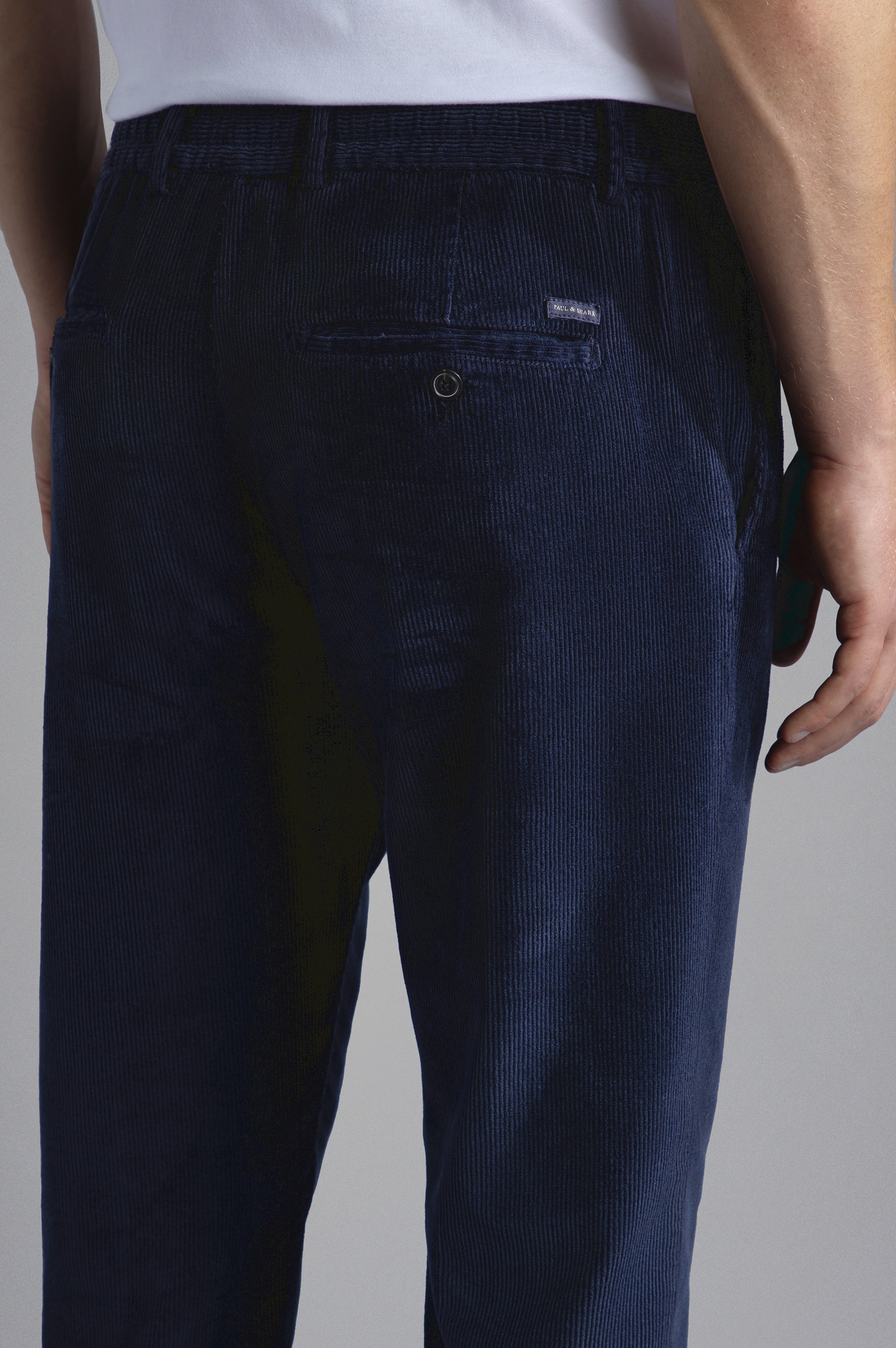 SOFT TOUCH CORDUROY CHINO TROUSERS - 4