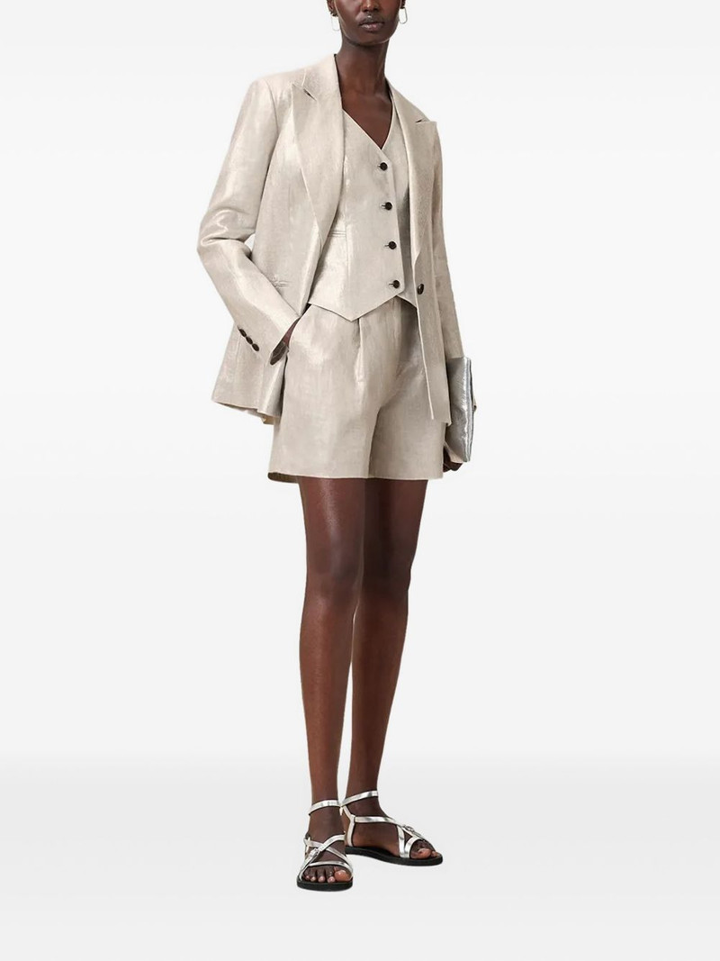 ALLSAINTS Averie linen shorts outlook