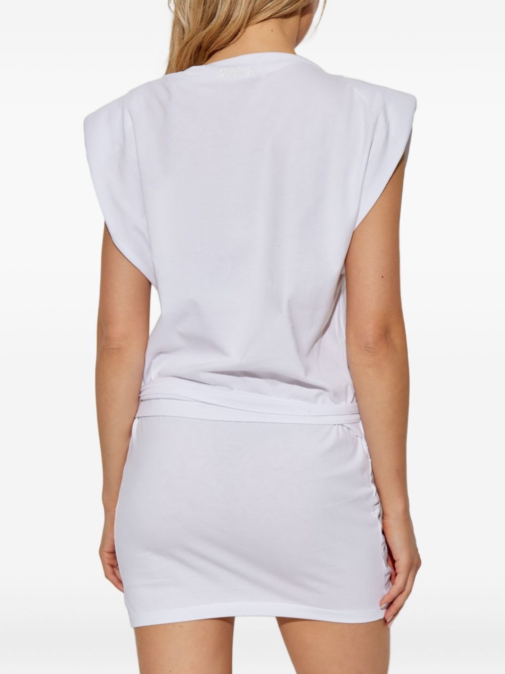 Marielle wrap mini dress - 4