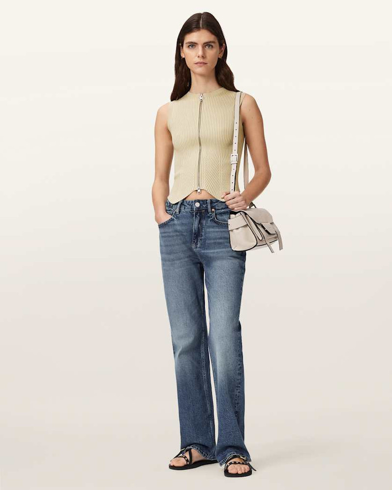 ALLSAINTS CRUZ ZIP SLIM FIT VEST outlook