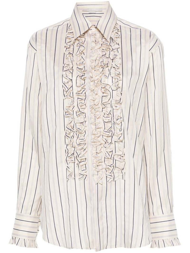 striped ruffled shirt 1