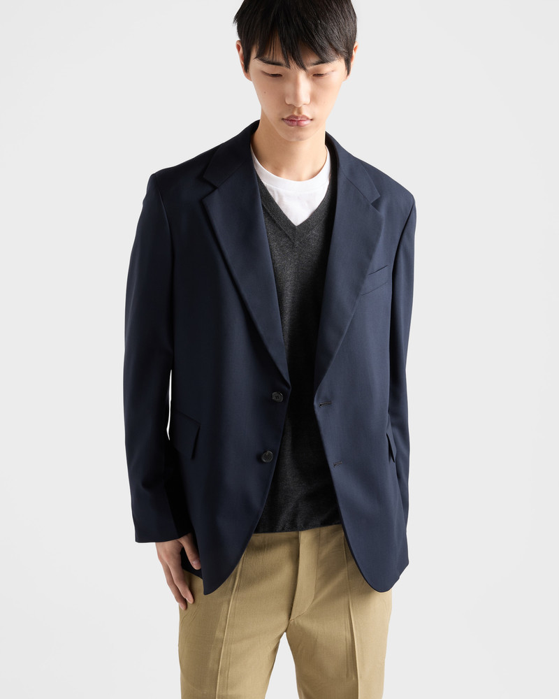 Single-breasted cashmere jacket 4