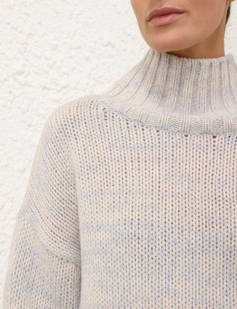 ILLUSTRATION MELANGE SWEATER 5