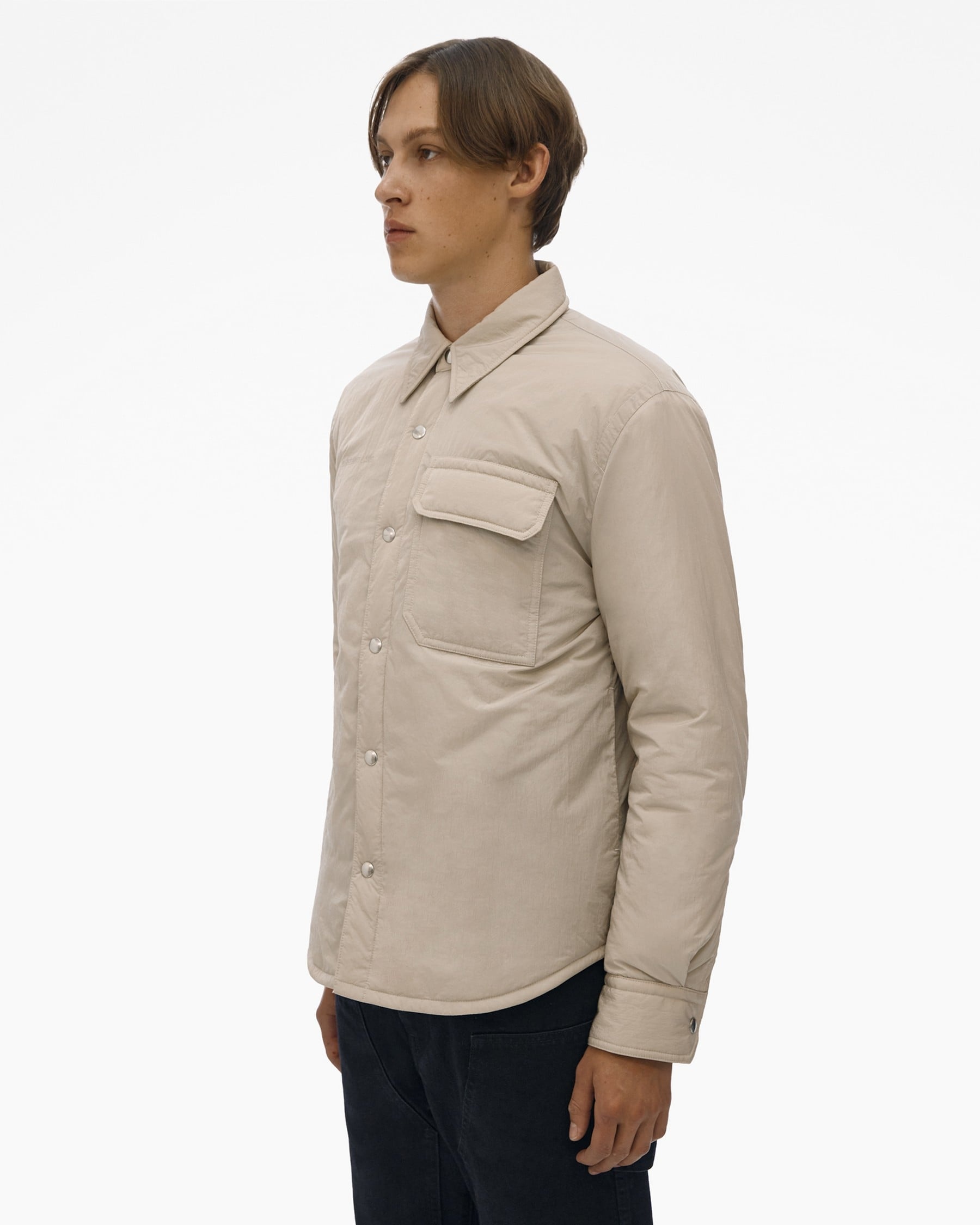 QUILTED SHIRT JACKET - 5