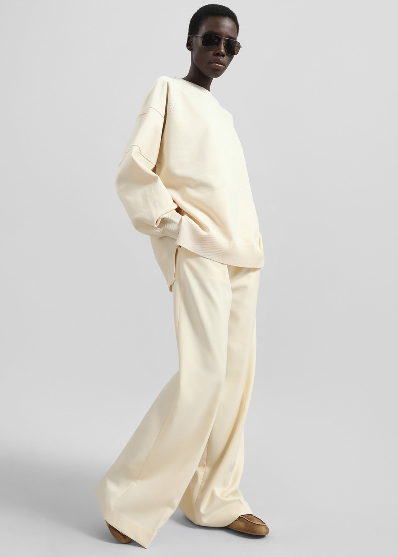 Wesra Knit Sweatshirt - Ecru 5