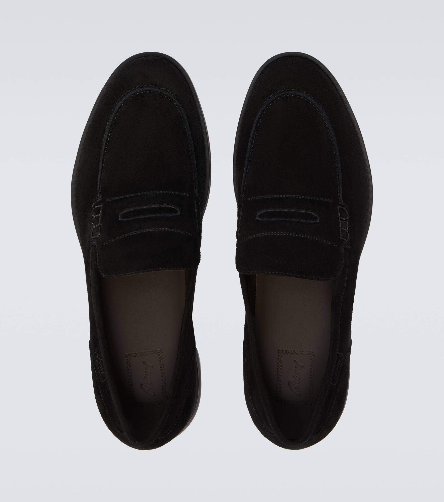 Suede penny loafers - 4
