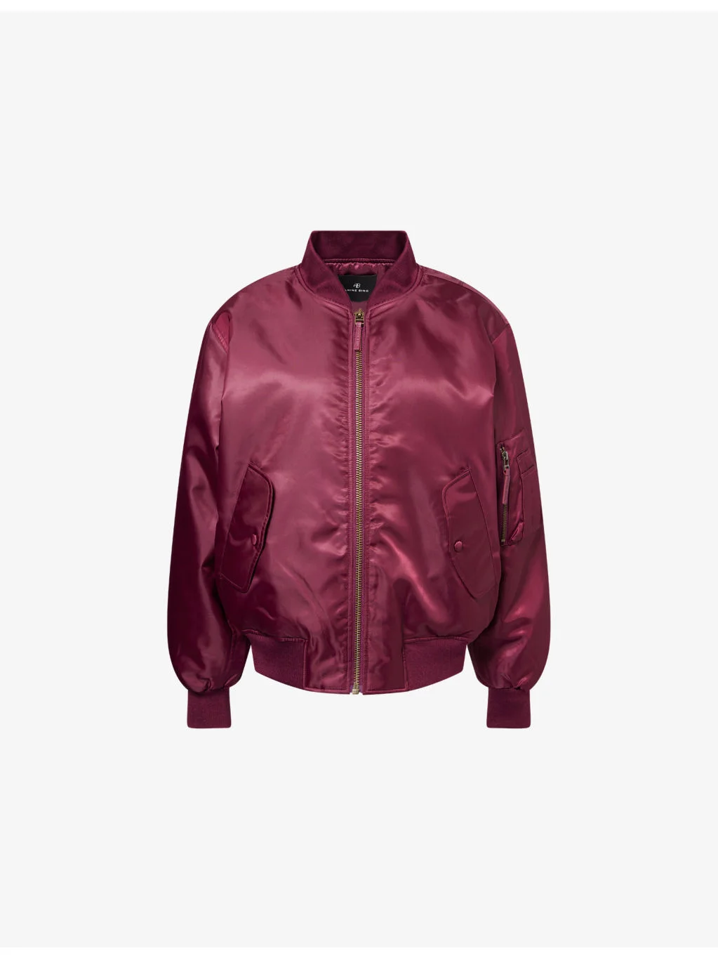 Leon Zip-Pocket Woven Bomber Jacket - 1