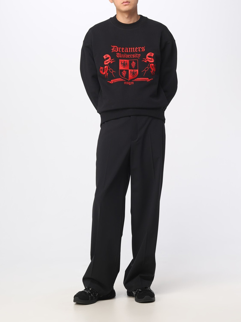 MSGM MSGM pants in stretch virgin wool outlook