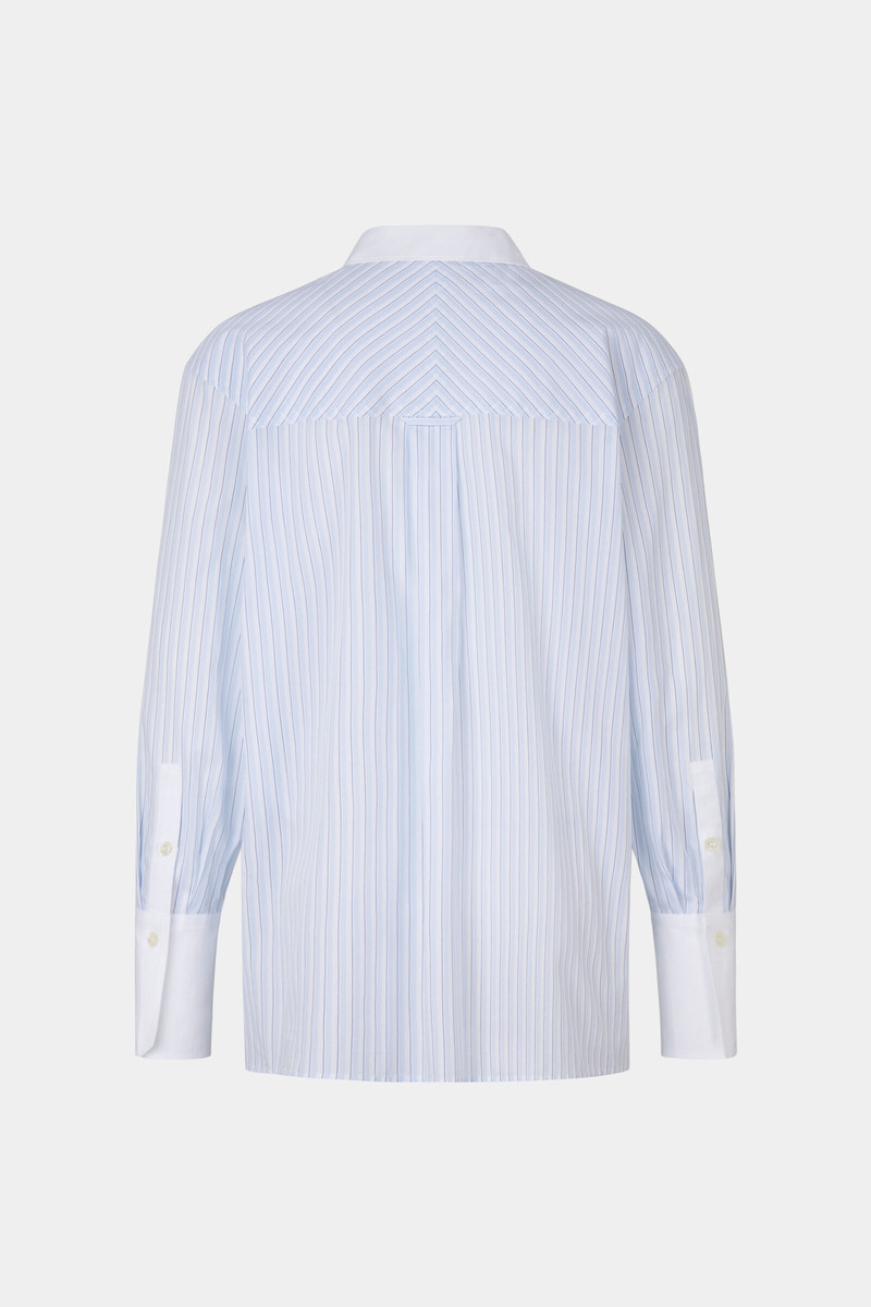BOGNER Noalie Shirt blouse in White/Light blue outlook