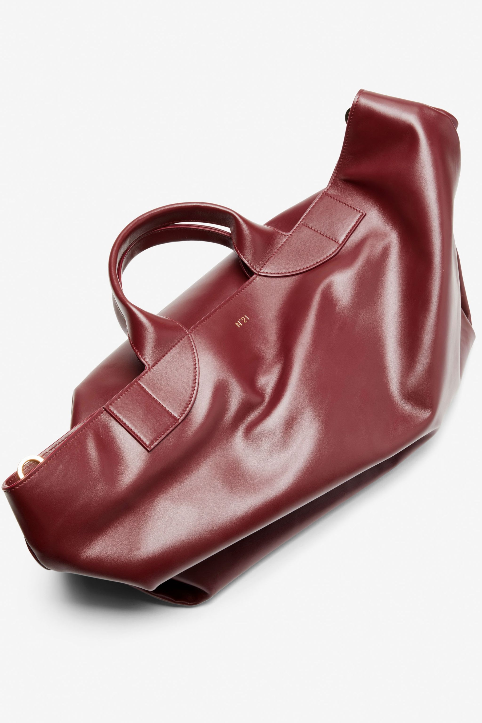 LARGE LEATHER SHOPPING BAG - 4