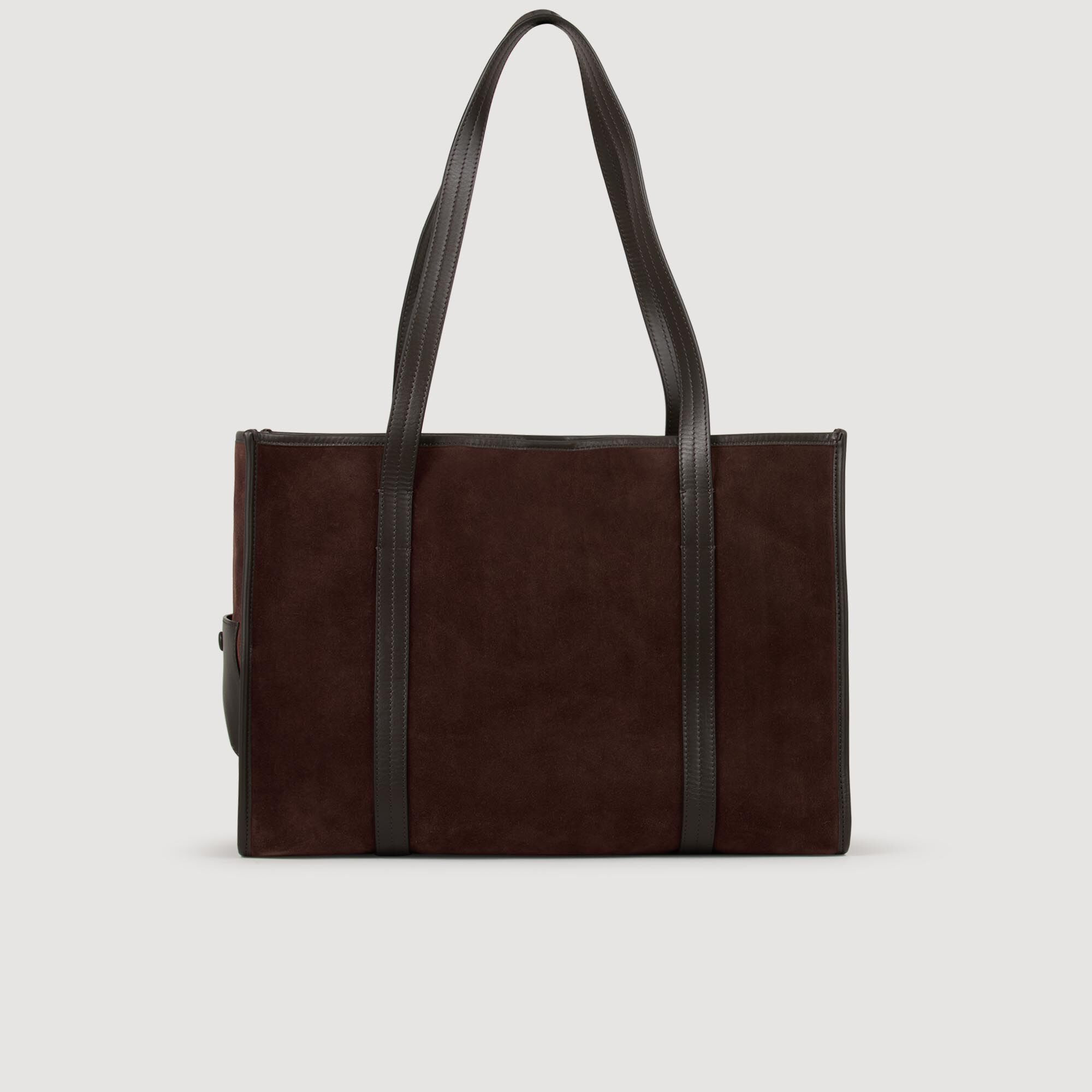 SOFT SUEDE SHOPPING BAG - 4